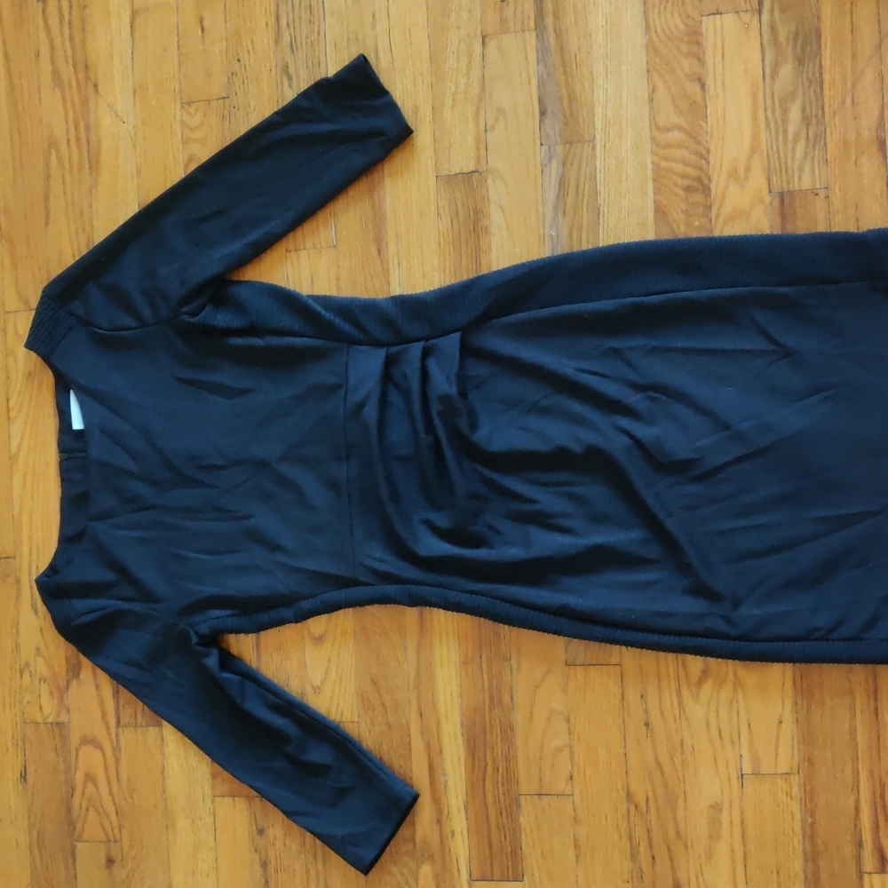 Black Kaffe sheath dress with